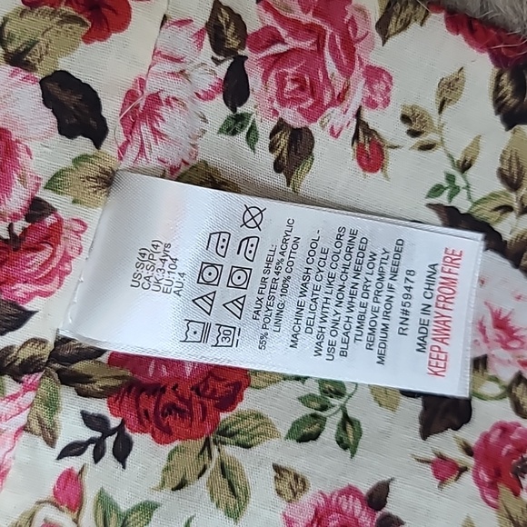 TJ Maxx Reversible Faux Fur Open Front Vest Jacket in Tan/Pink - Picture 10 of 17